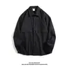 Chaqueta Camisa de Trabajo para Hombre Holgada Nueva Casual 2026 Primavera Tendencia Marca Japonesa Retro Cárdigan Camisa