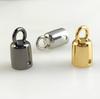 Accesorios de Herrajes para Correa de Bolso con Forma de Campana Simple Colgante de Aleación de Zinc Hebilla de Tapa con Forma de Barril Multicolores