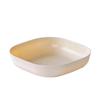 Plato para escupir huesos de estilo japonés para el hogar creativo Plato cuadrado para snacks Plato de plástico para huesos de fruta Plato para pastel Plato para mesa de comedor Venta al por mayor