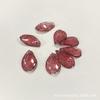 Cristal Checo Glaseado Pétalo Piedra Imitación Guata Aleatoria Cristal Fresa Hojas Glaseadas Accesorios de Joyería DIY Material Antiguo