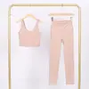 Conjunto de Chaleco en U y Pantalones Cortos Lulu Df con Etiqueta, Disponible para Envío Directo, Cuello Alto Ajustado, Conjunto de Yoga Elástico
