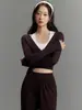 Novedad Otoño/Invierno 2026 Ropa de Yoga para Mujer, Suave y Transpirable, Cárdigan Tie-Dye de Doble Uso, Chaqueta de Manga Larga de Corte Holgado Adelgazante para Fitness