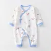 Ropa de otoño, invierno, primavera, mariposa, khayi, para recién nacidos, bebés niños y niñas, mameluco para recién nacidos, algodón, clase Aa, traje de gateo