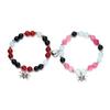 Pulsera Elástica Ajustable de Cuentas de Araña de Amor de Halloween de Venta Caliente Transfronteriza con Succión Magnética para Pareja Pulsera Festiva