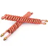 Trocador de calor de serpentina de tubo aletado para máquina de lavar industrial trocador de calor de tubo aletado resfriador de aleta de cobre fornecimento de fábrica