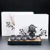 Juego Automático de Té de Arcilla Púrpura Original Juego de Té Kung Fu Venta al por Mayor Regalo Promocional para Oficina y Hogar Caja de Regalo con Logo