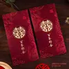 Sobre Rojo Estilo Chino para Bodas Modelo Nuevo 2026 para Mejores Amigos, Celebración de Boda de Alta Gama, Sobre Rojo Especial con el Carácter "Doble Felicidad"