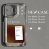 Capa para iPhone16ProMax Café Americano Gelado 14pro Alto Valor de Cor 12/13 Transparente 11ª geração 15