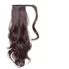 Peluca de Cola de Caballo Autoadhesiva de Velcro, Extensiones de Cabello Esponjosas Sin Costuras, Ondas Grandes, Cola de Caballo Baja, Sujeción Lateral Natural, Mejora el Volumen del Cabello