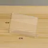 Etiqueta de Tarjeta de Mesa de Acrílico A4 Doble Cara Engrosada Transparente Soporte de Exhibición de Señal de Mesa Soporte para Etiquetas de Precio Tarjeta de Mesa Venta al por Mayor