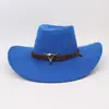 Cinto de Couro de Vaca Chapéu de Cowboy Ocidental para Homens e Mulheres Primavera e Outono Viagem ao Ar Livre Montanhismo Chapéu de Sol Campo Fotografia Chapéu para Montar a Cavalo