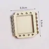 Ímãs de Geladeira DIY Festival de Bordado Dai Ímã de Geladeira Artesanal Acessórios Ímãs de Geladeira de Madeira Redondos DIY Moldura de Madeira Venda por Atacado Madeira de Choupo