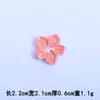 Série Flor de Pessegueiro Brilhante Capa de Celular DIY Ímã de Geladeira Acessórios de Cabelo Grampo Cola de Creme Joias Acessórios de Resina Atacado