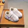 Tenis de otoño para bebé niña, zapatos Cortez para niños pequeños de 1 a 3 años, zapatos blancos para bebé, zapatos para caminar con suela suave antideslizante para invierno