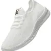 Novos Sapatos Masculinos para o Verão, Respiráveis, Finos, Vazados, Tênis Esportivos para Corrida em Malha, Sapatos Masculinos Leves de Malha Preta no Atacado