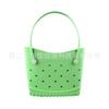 Bolsa de Playa Eva Estilo Coreano Ligera Gran Capacidad Bolsa de Agujeros Se Puede DIY Joyería Accesorios Estilo Vacaciones de Verano Bolsa Tote