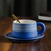 Nordic simples alto valor de beleza requintado cerâmica xícara de café conjunto tarde flor chá conjunto de água copo de água novo presente casa