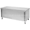 Armário de Cozinha Personalizado em Aço Inoxidável com Console de Porta Deslizante Sob Encomenda Armário de Cozinha Mesa de Cozinha Armário Guangzhou
