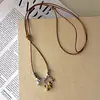 Colgante de Caballo Mecedora de Madera Nuevo Estilo Chino de Lujo Ligero y de Moda, Colgante de Caballo Mecedora de Talla de Madera Versátil y a la Moda, Collar del Año del Caballo, Cobre