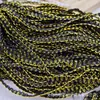 Suministro en Stock de Borde de Encaje Pequeño Curvo de 5 mm, Borde de Encaje con Núcleo de Hilo Dorado y Plateado, Accesorios para Decoración de Ropa, Collares Hechos a Mano para Manualidades