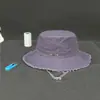 En stock Algodón Puro Lavado Sombrero de Pescador con Volantes Hyun-a Sombrero de Cubo para Mujer para Compras y Viajes Sombrero de Sol Personalizado de Moda