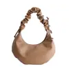 Bolso de Estilo Perezoso para Mujer, Nuevo Primavera Vintage Gran Capacidad Simple Versátil para Viajes Diarios Bajo el Brazo Bolso de Hombro Francés