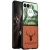 Funda para Teléfono Motorola razr50ultra Negocio Simple Cabeza de Ciervo Moto Razr60 Funda Protectora