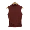 Roupa de Primavera/Verão: Cardigã de malha com proteção solar de manga longa, regata de gola alta, saia plissada de comprimento médio, conjunto de poliéster feminino