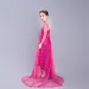 Vestido de Princesa Congelada de Comercio Exterior para Niñas 2024 Día del Niño Vestido de Lentejuelas Vestido de Fiesta de Fin de Año Regalo de Cumpleaños