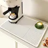 Plato Moderno Sencillo para Cena Restaurante Absorbente Drenante Hogar Vajilla Secado Rápido Antideslizante Diatomeas Aislante Mesa de Comedor