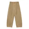 Pantalones casuales de pierna ancha versátiles de talle alto, mezcla de algodón Tencel minimalista NEIHE para mujer, colección de otoño 2026, 260211