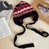 Gorro de Lana Tejido Estilo Fairisland para Niños Invierno Británico Nuevo Retro Gorro Bolsa Cálido Protección para las Orejas Gorro Apilado Moderno