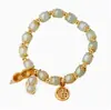 Vietnam Shajin Buena Marca de Cacahuete Fu Pulsera para Mujer Pulsera de Lujo Ligero Nicho de Gama Alta Regalo para Novia Venta Directa de Fábrica