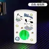 Ignição visual inteligente a gás-elétrico híbrido câmara de gás visível isqueiro de desenho animado presente acessório para fumar isqueiro famoso na internet atacado