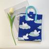 2024 Nuevo Bolso para Teléfono Móvil de Punto de Dibujos Animados Dopamina para Mujer Estilo Coreano Combinable Bolso de Hombro Bolso Cruzado Bolso de Mano de Punto