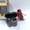 Carregador Elétrico para Moto Veículo Carro 12V Carregador USB Acendedor de Cigarros com Interruptor e Luz Azul Carregamento Portátil