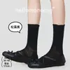 Calcetines Casuales de Punto para Mujer Primavera/Verano de Fibra de Bambú, Calcetines de Malla con Encaje y Volantes de Color Sólido, Calcetines Zhuji, Calcetines Transpirables sin Costuras
