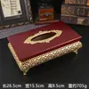 Caja de pañuelos estilo europeo con soporte, caja de pañuelos creativa de alta gama para mesa de comedor, sala de estar, caja de pañuelos de madera para oficina, hotel, uso comercial