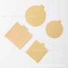 Bolo cartão dourado multicamadas base para mousse cartão para rocambole porta para doces ocidentais triângulo redondo quadrado retangular suporte para mousse