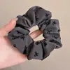 Pañuelo Cuadrado de Tela Estilo Coreano, Lazo para el Cabello de Encaje Hueco Estilo Mori Dulce, Accesorio para el Cabello de Alta Gama, Cola de Caballo Estilo Francés