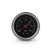 Manómetro de presión de combustible para automóvil modificado, puntero, manómetro de presión de líquido, superficie negra 1/8NPT 0 ~ 60psi/~ 100psi