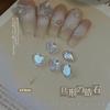 Producto nuevo joyería de diamantes para uñas fondo flash borde invertido circonita fondo puntiagudo diamante cristal transparente de alto carbono azúcar fertilizante cuadrado largo recto diamante cuadrado