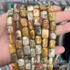 10X14 Piedra Natural Cristal Ágata Rectangular Plano Cuentas DIY Pulsera Collar Accesorios de Joyería Productos Semi-Terminados Venta al por Mayor