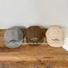 Gorra de béisbol de verano para niños estilo coreano, con visera suave, sombrero de malla fina de verano para protección solar para bebés y niños pequeños