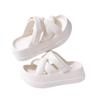 Sandalias Gruesas Personalizadas al por Mayor para Mujeres con Sentido de Pisar Mierda, Chanclas de Playa de Moda Antideslizantes de Verano para Interiores y Exteriores