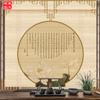 Nueva cortina de bambú china Zen de flores y pájaros, pantalla de elevación de persiana de fondo para sala de té, panel divisor, pintura colgante sin perforaciones, cortina decorativa