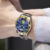 Lige/Comercio Exterior se especializa en Relojes de Negocio de Moda para Hombre, Relojes de Cuarzo Luminosos Impermeables con Calendario Multifuncional