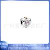 Pulsera Pandora 925 bañada en plata y cobre blanco con cuentas, accesorios DIY, cuentas de amor con candado.