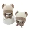 Novo Chapéu de Bebê Inverno Fofo para Menino Desenho Animado Elefante Inverno Acolchoado Quente Proteção para as Orelhas Chapéu de Lã de Pelúcia