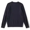 Suéter de Color Sólido para Hombre, Nuevo Otoño/Invierno, Ajuste Holgado, Cuello Redondo, Tejido de Punto Simple de Moda, Suéter Popular de Manga Larga para Jóvenes